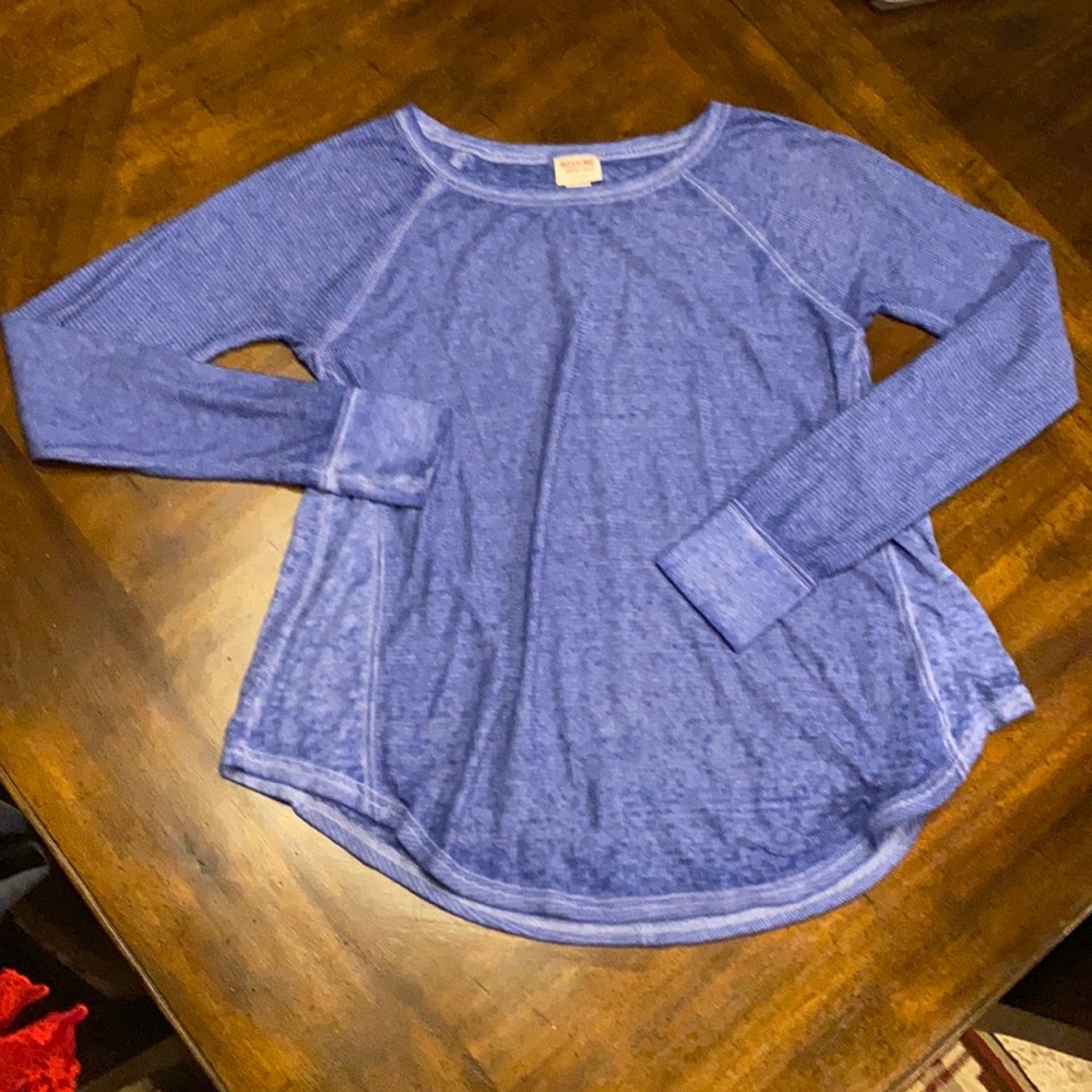 Mossimo Supply Co. Electric blue thermal top
